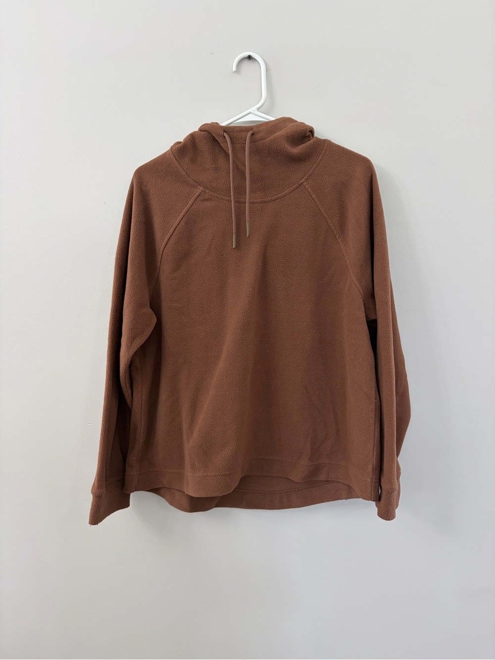 Brown Hooded Pullover Sweater